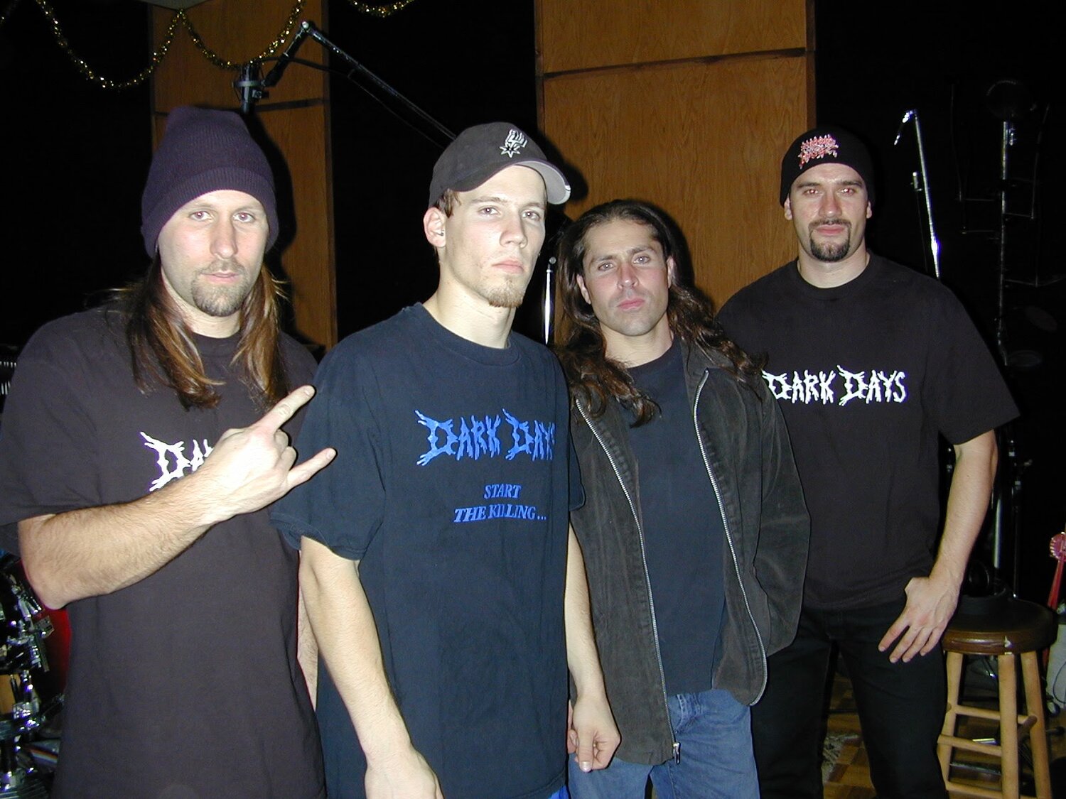 Mike Michaelian, Kevin Talley, Robert Michaelian and Alex Obradovic at Selah Studios