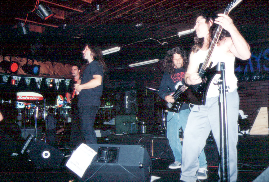 Alex Obradovic, Mike Michaelian, Steve Thomas and Robert Michaelian live at The Shack, Anaheim